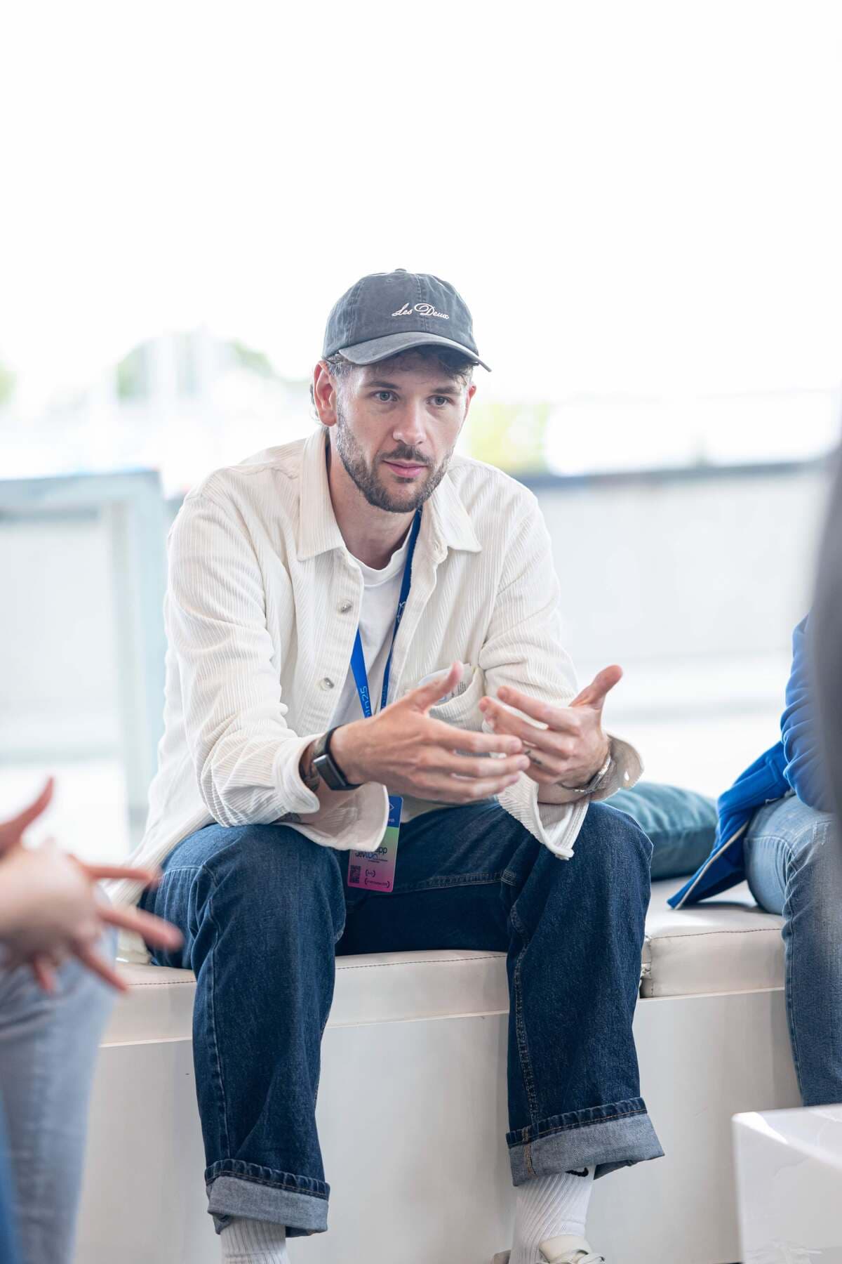 Hans Christian Reinl in discussion at Droidcon and Fluttercon, Berlin
